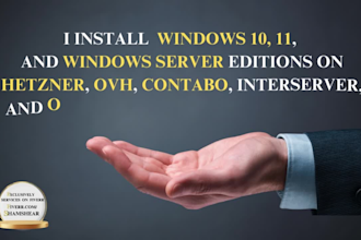 install windows on vps or dedicated server with fast rdp setup