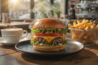 create premium ai food photography for restaurants and cafes