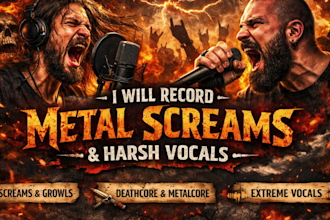 mix and master your metal screams and vocals for a powerful, polished sound