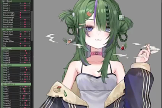 design and rig pro live2d vtuber model for vtuber studio twitch and streaming