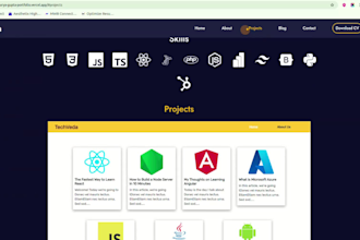 fix website issues, build web apps and develop backend apis