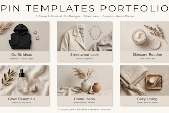 design luxury pinterest pins for your clothing brand or shopify store