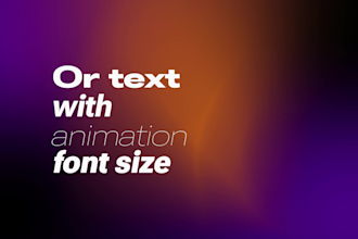 text animation for you