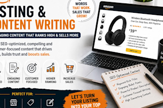 create SEO optimized amazon product listing for private label