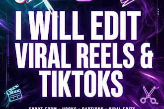 edit viral tiktok reels shorts with captions and effects