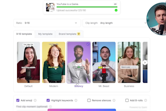 edit your long form video to viral shorts