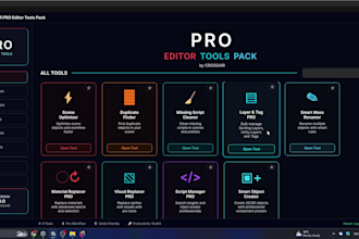create a custom unity map or scene editor tool