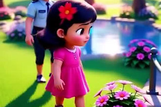 create ai animation story, 3d cartoon for kids, ai video art