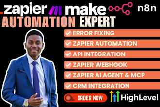 fix build zapier crm automation zapier webhook as zapier expert using zapier mcp