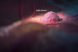 3d cancer biology, immunotherapy and medical animation video