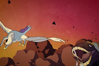create animated children book trailer video