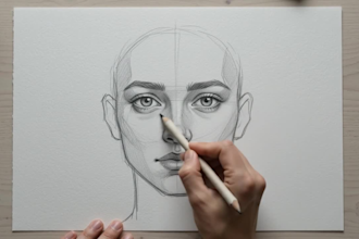 make a professional time lapse video drawing