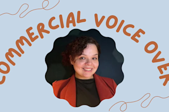 record a commercial voice over for your brand