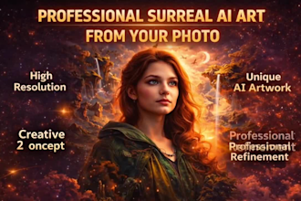 turn your photo into surreal ai artwork