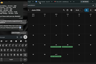 build a whatsapp booking agent for your salon or spa
