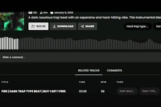 compose professional trap and reggaeton harmonic melodies