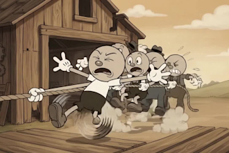 2d rubber hose animation 1930s rubber hose cartoon video vintage 1930s cartoon