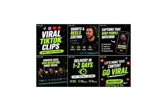 edit viral tiktok, reels and youtube shorts from your videos