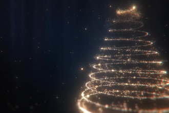 create a merry christmas holiday animation video