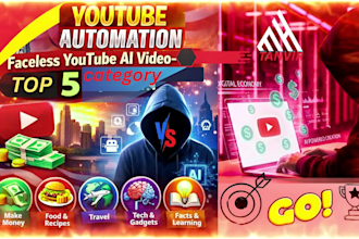 create youtube automation channal faceless passive income