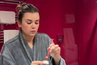 create skincare testimonial ugc video ads with before and after style