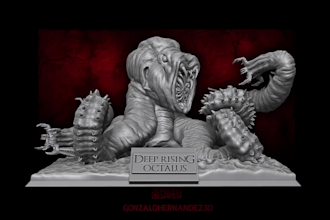sculpt a custom diorama scene for tabletop and collectors