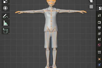 rig 3d character, facial rig, unity,unreal, 52arkit, blendshapes, vrchat animaze