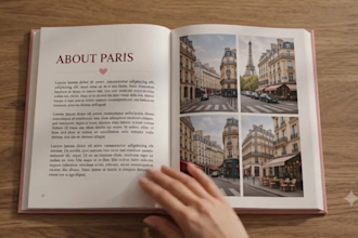 design editable canva digital travel photobook templates