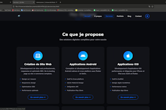 créer ou intégrer votre site web responsive HTML CSS javascript