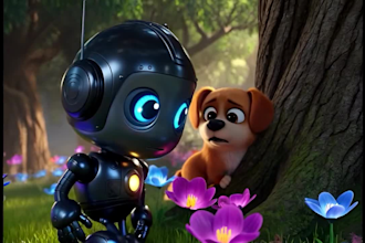 create 3d pixar style animation videos