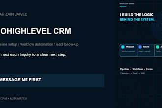 set up gohighlevel CRM pipelines and workflow automation