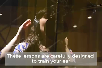 teach ear training to recognize rhythm, melody and harmony