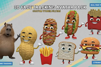 create custom 3d face tracking ar vtuber filter for streaming streamfog and ods