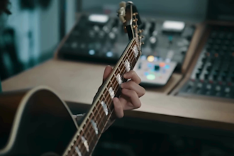 record electric and acoustic guitars track as your guitarist