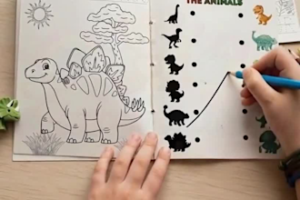design a personalized kids birthday activity book