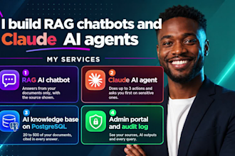 claude ai agent developer rag openai postgresql ai knowledge base ai chatbot web