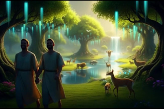 do ai bible story video, bible animated video for youtube