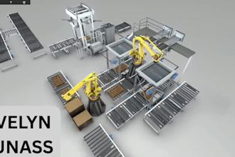 create 3d industrial animation, factory flythrough and industrial plant layout