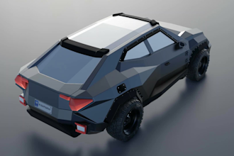 design a futuristic vehicle concept