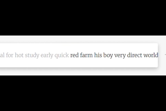 do fast and accurate typing