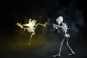 create high quailty 3d assets
