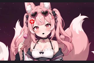 create vtuber model vtuber avatar live2d rigging vtuber animation for streaming
