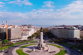 deliver preshot 4 k lisbon drone footage for your video