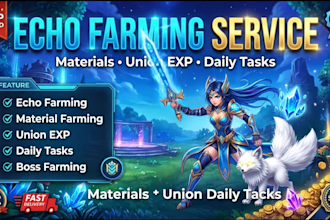 farm echoes, materials, union exp and daily tasks in wuthering waves