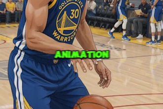 create animated nba shorts and reels