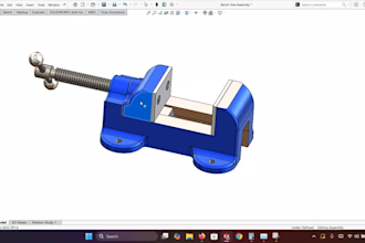 do mechanical part design in solidworks