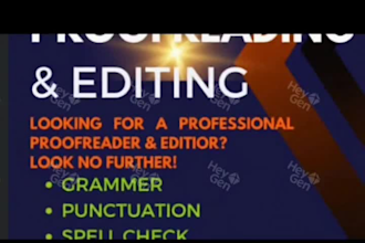 proofread and edit your english grammar perfectly