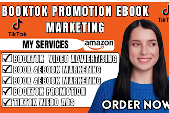 promote your book ebook tiktok booktok book sales tiktok book promotion