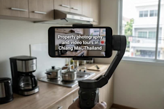 visit a property in chiang mai and shoot photos and video
