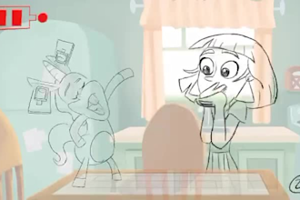 create 2d traditional hand drawn frame by frame animation